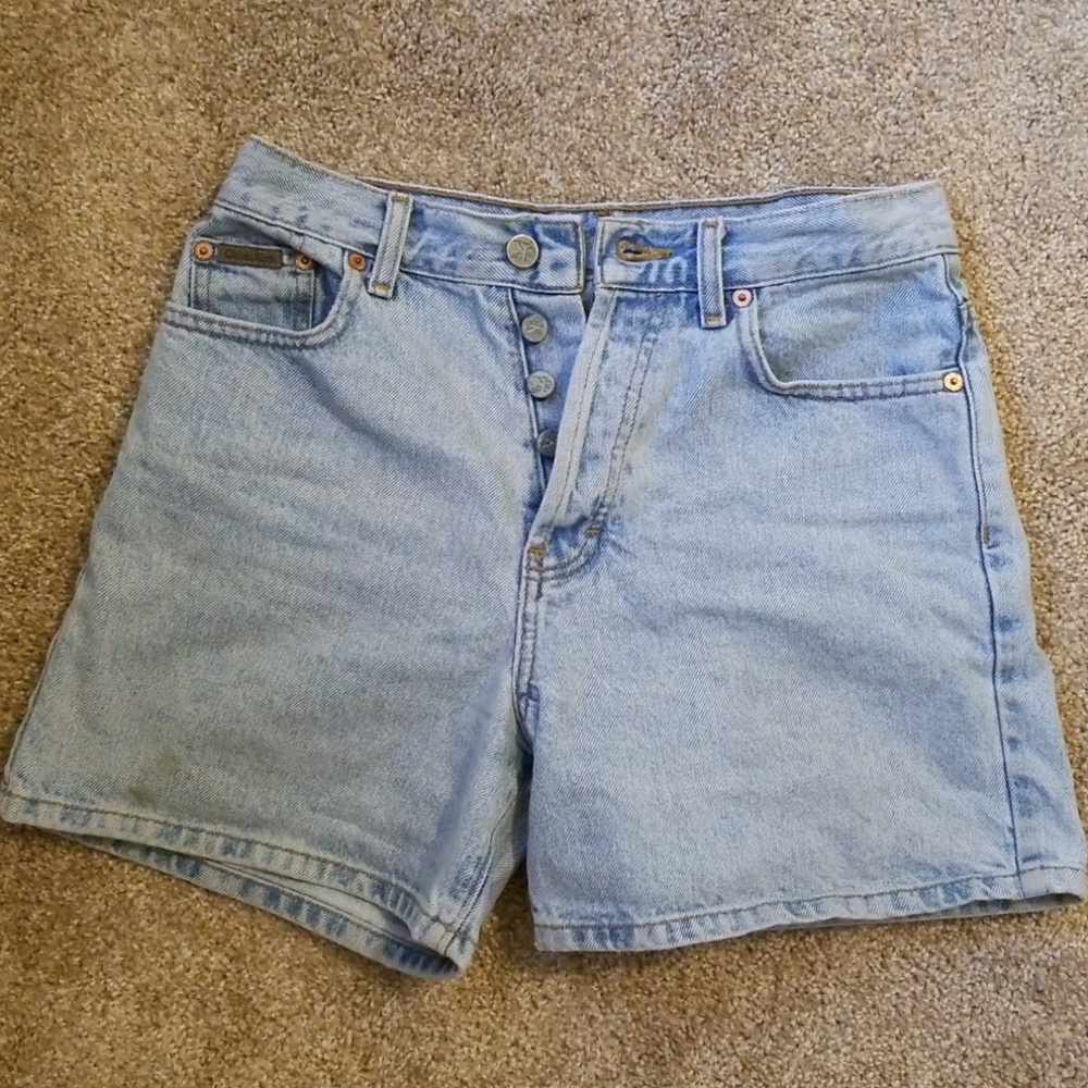 Classic high waist Calvin Klein Jean shorts